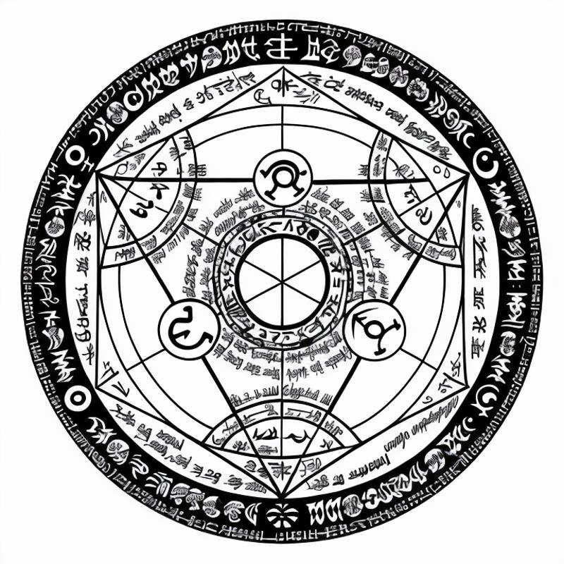 00062-3796506911-nvjobmagiccircle magic summoning circle, a circle with many different symbols in it, including the names of all the zodiac signs.png